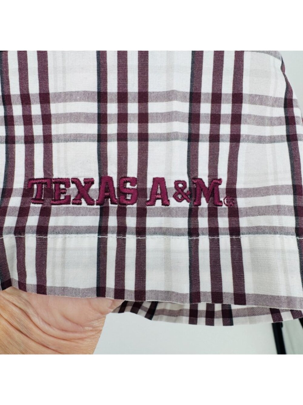 Columbia PFG Superbonehead TEXAS A & M AGGIES Shirt XL Maroon White WHOOP! - Picture 7 of 8